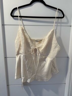 White lace top